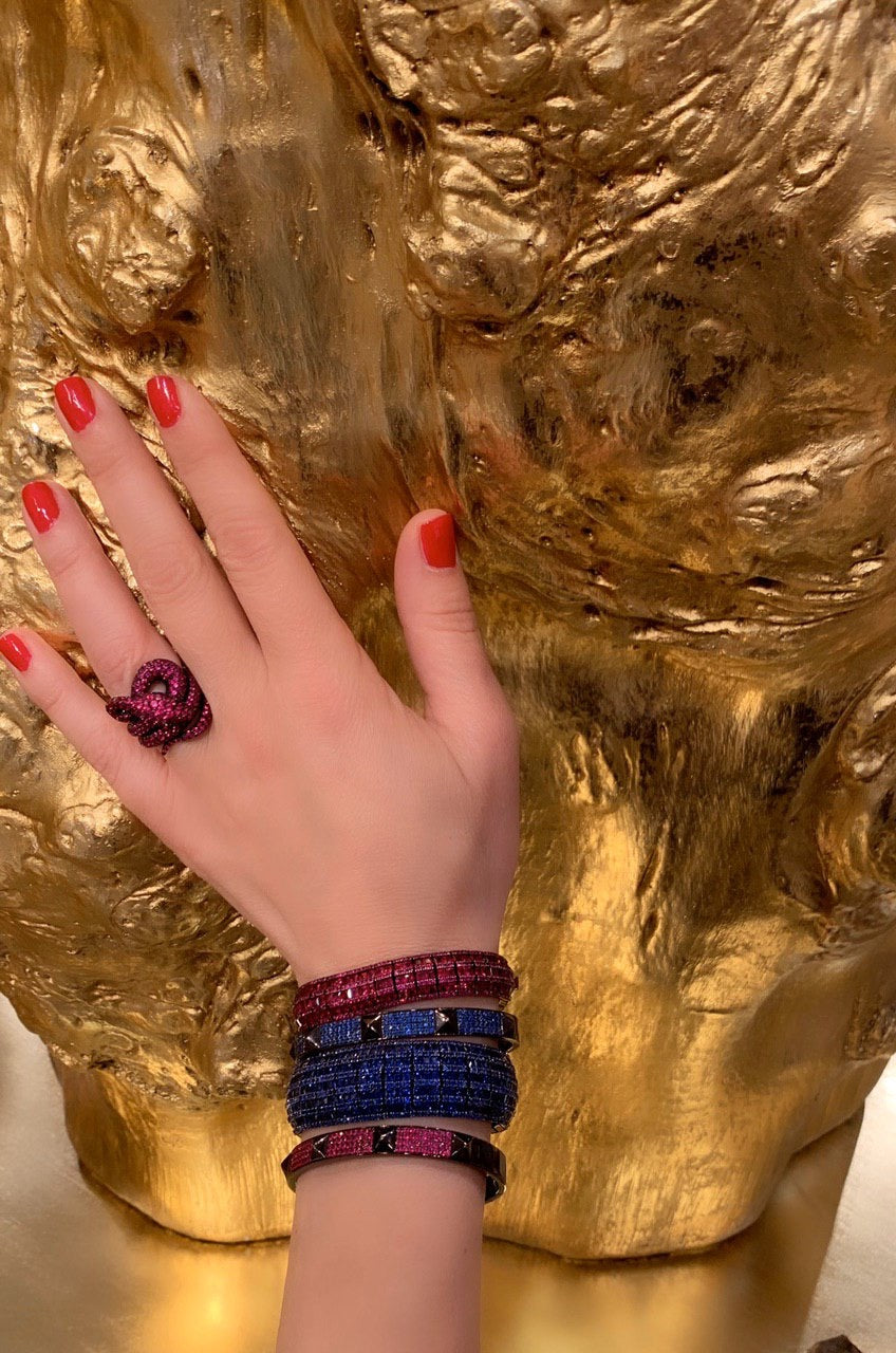 White Gold Ruby Bracelet From Couture Collection