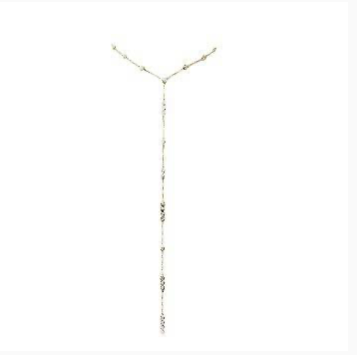 White Gold with White Diamond Necklace from Link Collection