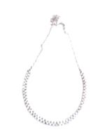 White Gold With White Diamond Necklace from Link Collection