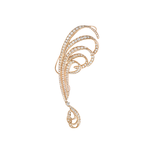 Rose Gold White Diamond Earcuff From Couture Collection