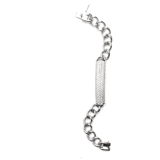 White Gold with White Diamond Bracelet from Link Collection