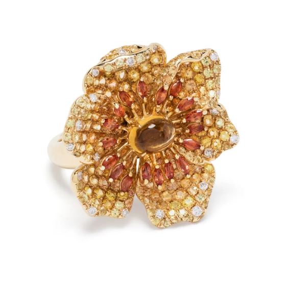 Signature Ring from Flower Collection in Small