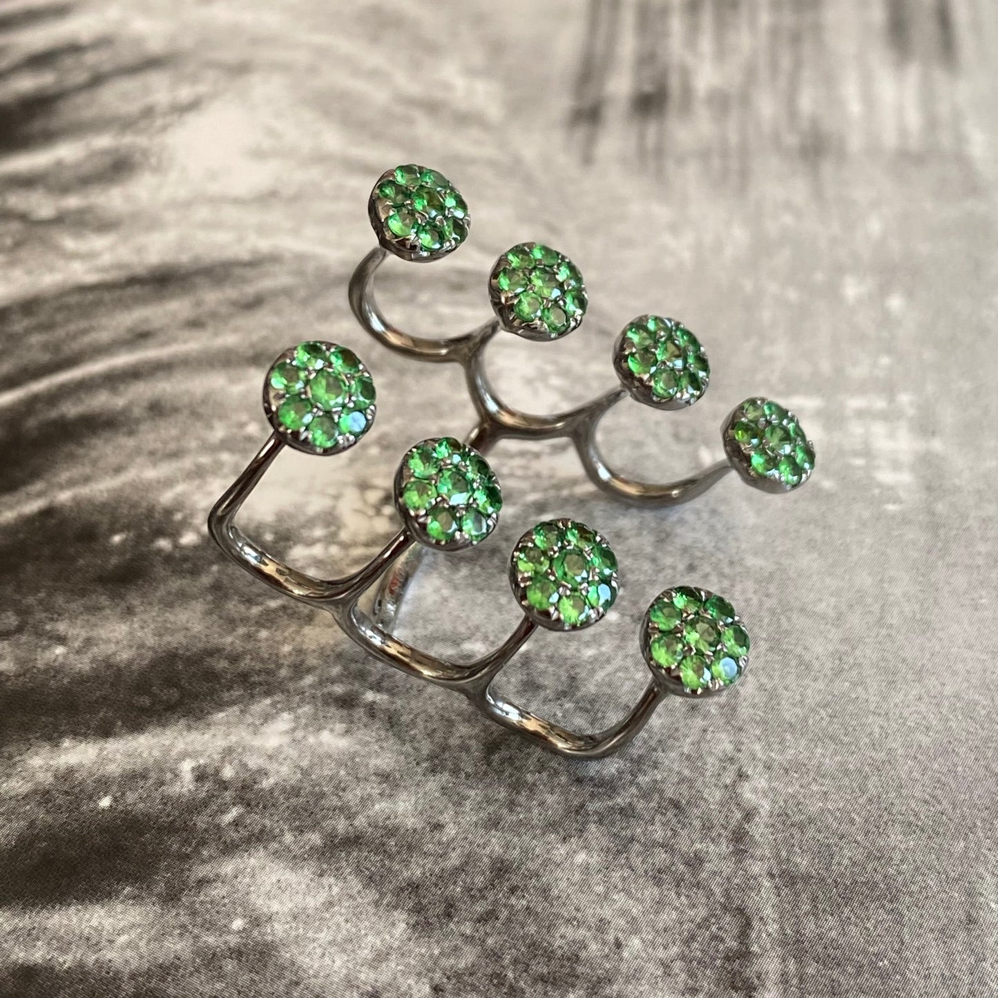 18K Gold with Gemstones Ring from Aurore Collection