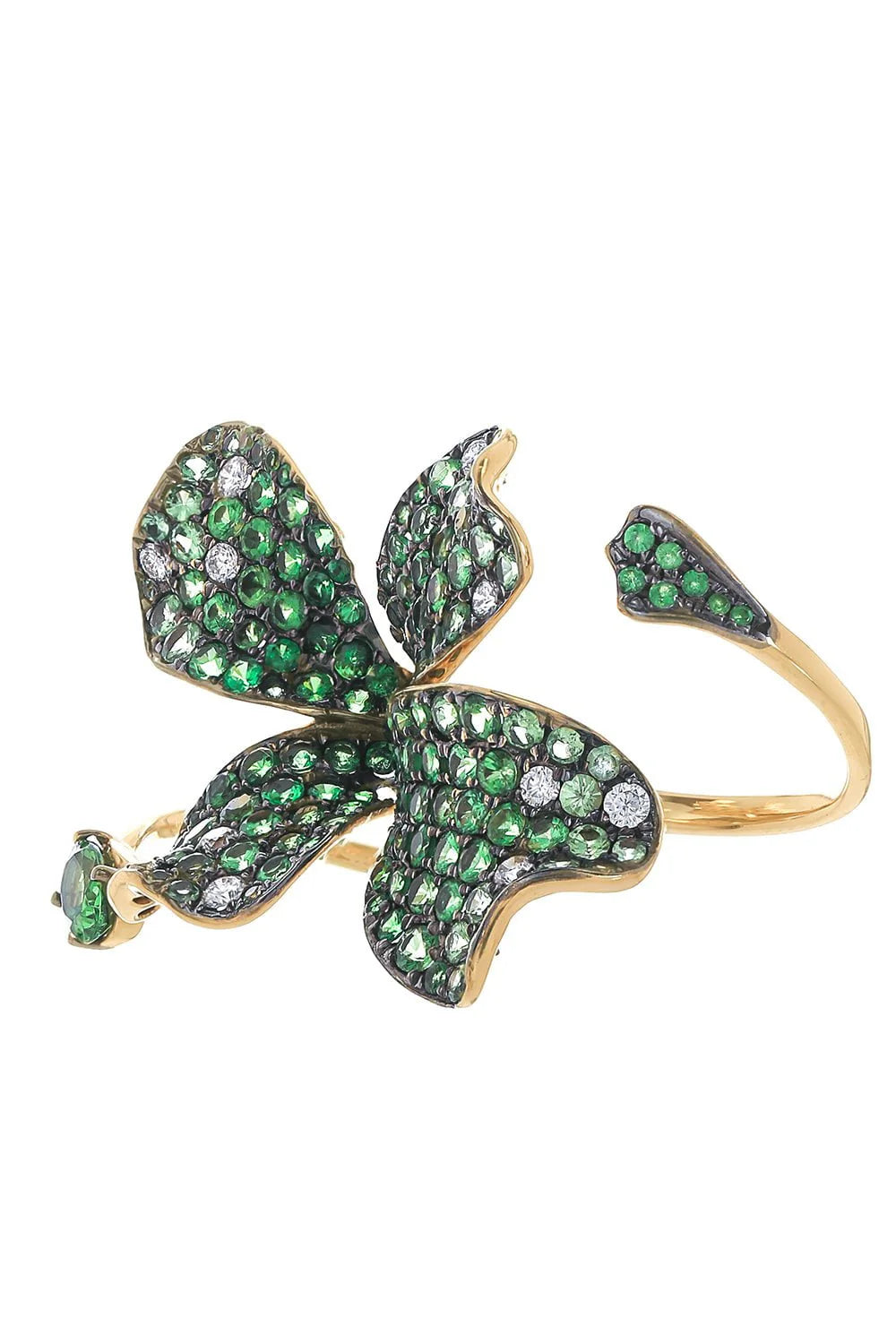 Signature Two-Finger Ring from Flower Collection