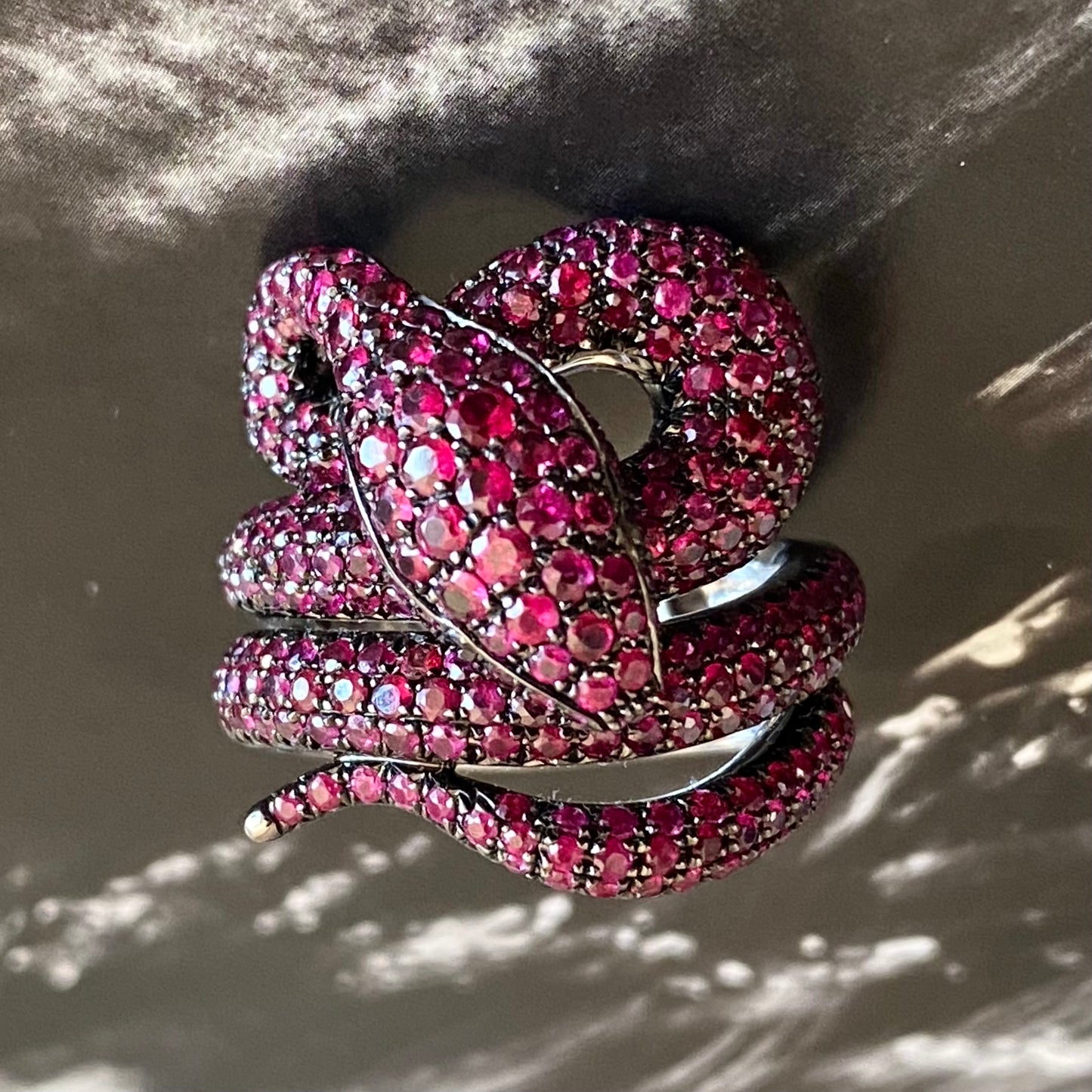 Ruby Rings from Snake collection
