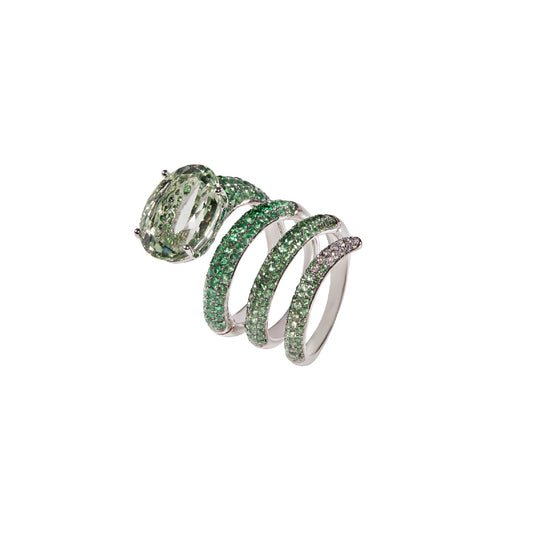 Gradient Green Convertible Ring
