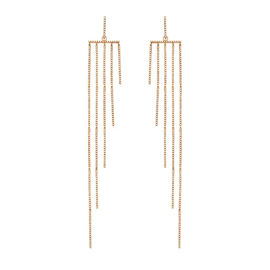 Rose Gold Brown Diamonds Earrings From Links Collection